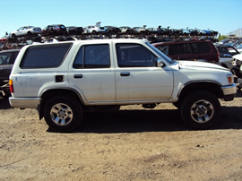 1995 TOYOTA 4RUNNER 3.0L AT 4X4 COLOR WHITE STK Z12262