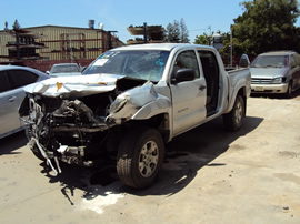 2007 TOYOTA TACOMA 4 DOOR 4.0L AT 4X4 COLOR SILVER STK Z12265