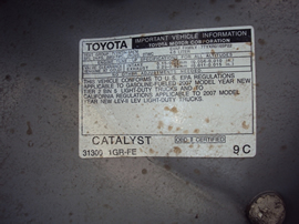 2007 TOYOTA TACOMA 4 DOOR 4.0L AT 4X4 COLOR SILVER STK Z12265