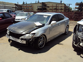 2007 LEXUS IS 250 2.5L AT RWD COLOR SILVER STK Z12267
