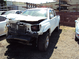 2007 TOYOTA TACOMA 4DOOR SR5 PRE RUNNER 4.0L AT 2WD COLOR WHITE STK Z12270