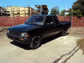 1990 TOYOTA TRUCK XTRA CAB 2.4L EFI MT 2WD COLOR BLACK STK Z12273