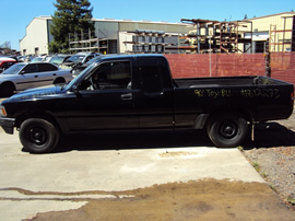 1990 TOYOTA TRUCK XTRA CAB 2.4L EFI MT 2WD COLOR BLACK STK Z12273