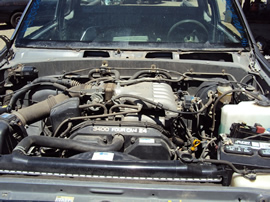 1996 TOYOTA T100 XTRA CAB 3.4L MT 4X4 COLOR SILVER STK Z12274