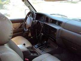 1996 TOYOTA LANDCRUISER AWD, 4.5L ENGINE COLOR BLACK STK # Z12287