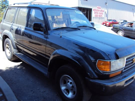 1996 TOYOTA LANDCRUISER AWD, 4.5L ENGINE COLOR BLACK STK # Z12287