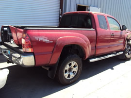 TOYOTA TACOMA TRUCK COLOR-RED STK # Z12289