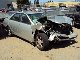 2003 TOYOTA CAMRY LE MODEL 4 DOOR SEDAN 2.4L AT COL,OR SILVER STK Z12297