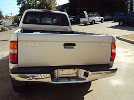 2002 TOYOTA TACOMA XTRA CAB ,2.4L AT RWD COLOR SILVER STK Z12300