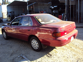 1995 TOYOTA CAMRY 4 DOOR SEDAN LE MODEL 2.2L AT COLOR RED STK Z12302