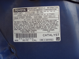 1996 TOYOTA RAV 4,2 DOOR 2.0L AT FWD COLOR BLUE Z12304