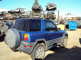 1996 TOYOTA RAV 4,2 DOOR 2.0L AT FWD COLOR BLUE Z12304