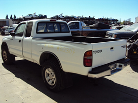 1998 TOYOTA TACOMA XTRA CAB PRE RUNNER 2.7L AT 2WD COLOR WHITE STK Z12307