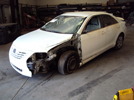 2007 TOYOTA CAMRY 4 DOOR SEDAN LE MODEL 2.4L AT FWD COLOR WHITE STK Z12310