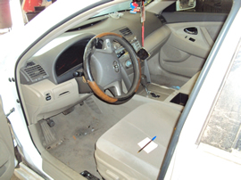 2007 TOYOTA CAMRY 4 DOOR SEDAN LE MODEL 2.4L AT FWD COLOR WHITE STK Z12310