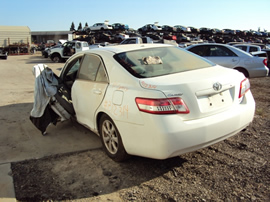 2011 TOYOTA CAMRY 4 DOOR SEDAN LE MODEL 2.5L AT COLOR WHITE STK Z12314
