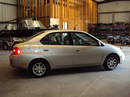 2002 TOYOTA PRIUS 4 DOOR SEDAN STANDARD MODEL 1.5L AT HYBRID COLOR SILVER STK Z12318