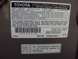2002 TOYOTA PRIUS 4 DOOR SEDAN STANDARD MODEL 1.5L AT HYBRID COLOR SILVER STK Z12318