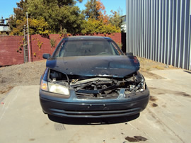 1997 TOYOTA CAMRY 4 DOOR SEDAN LE MODEL 2.2L AT CA EMISSIONS COLOR GREEN STK Z12321