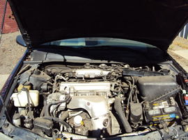 1997 TOYOTA CAMRY 4 DOOR SEDAN LE MODEL 2.2L AT CA EMISSIONS COLOR GREEN STK Z12321