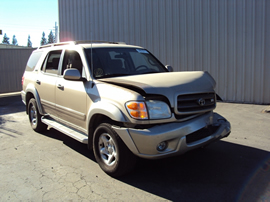 2002 TOYOTA SEQUOIA SUV SR5 MODEL 4.7L V8 AT 2WD COLOR GOLD STK Z12323