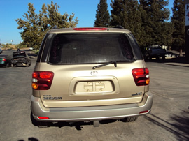 2002 TOYOTA SEQUOIA SUV SR5 MODEL 4.7L V8 AT 2WD COLOR GOLD STK Z12323