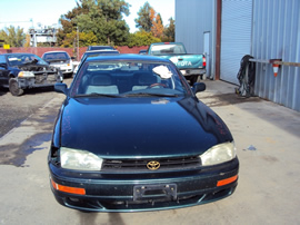 1994 TOYOTA CAMRY 4 DOOR SEDAN LE MODEL 2.2L AT CALIFORNIA EMISSIONS  FWD COLOR GREEN STK Z12326