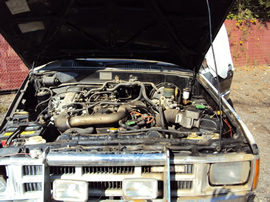 1986 TOYOTA PICK UP STANDARD MODEL REGULAR CAB 2.4L EFI TURBO MT 4X4 5 SPEED COLOR BLACK STK Z12328