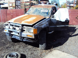 1986 TOYOTA PICK UP STANDARD MODEL REGULAR CAB 2.4L EFI TURBO MT 4X4 5 SPEED COLOR BLACK STK Z12328