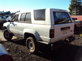 1986 TOYOTA 4RUNNER SR5 2 DOOR 2.4L TURBO EFI AT 4X4 COLOR WHITE STK Z12330