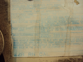 1986 TOYOTA 4RUNNER SR5 2 DOOR 2.4L TURBO EFI AT 4X4 COLOR WHITE STK Z12330