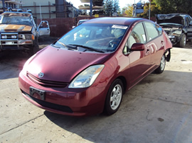 2004 TOYOTA PRIUS 4 DOOR HATCHBACK HYBRID 1.5L AT FWD COLOR RED STK Z12331