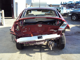 2004 TOYOTA PRIUS 4 DOOR HATCHBACK HYBRID 1.5L AT FWD COLOR RED STK Z12331