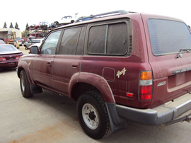 1997 TOYOTA LAND CRUISER 4.0L AT 4WD COLOR RED STK Z12335