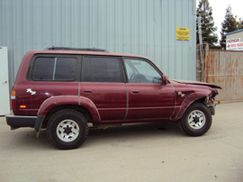 1997 TOYOTA LAND CRUISER 4.0L AT 4WD COLOR RED STK Z12335