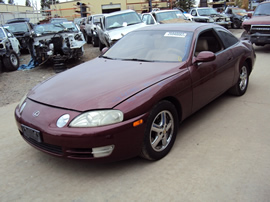 1996 LEXUS SC400 2 DOOR CPE 4.0L V8 AT 2WD COLOR RED Z12336