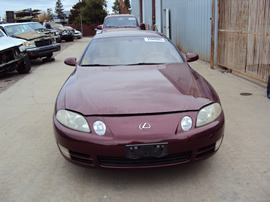 1996 LEXUS SC400 2 DOOR CPE 4.0L V8 AT 2WD COLOR RED Z12336