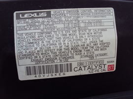 1996 LEXUS SC400 2 DOOR CPE 4.0L V8 AT 2WD COLOR RED Z12336