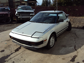 1985 TOYOTA MR2 2 DOOR COUPE 1.6L DOHC MT RWD COLOR SILVER STK Z12345