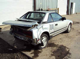 1985 TOYOTA MR2 2 DOOR COUPE 1.6L DOHC MT RWD COLOR SILVER STK Z12345