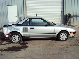 1985 TOYOTA MR2 2 DOOR COUPE 1.6L DOHC MT RWD COLOR SILVER STK Z12345