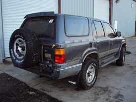 1991 TOYOTA 4RUNNER SR5 MODEL 3.0L V6 AT 4X4 COLOR GRAY STK Z12346