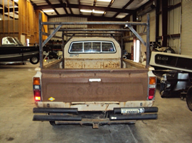 1982 TOYOTA PICK UP REGULAR CAB LONG BED DELUXE MODEL 2.4L CARBURETOR MT 5SPEED 4X4 COLOR TAN STK #Z12348