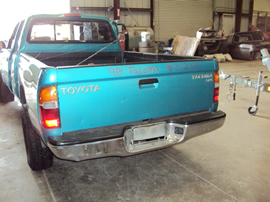 1998 TOYOTA TACOMA DELUXE MODEL SR5 XTRA CAB 2.7L (COIL STYLE) MT 4X4 WITH REAR DIFF LOCK COLOR TEAL GREEN STK Z12351