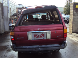1995 TOYOTA 4RUNNER SUV SR5 MODEL 3.0L V6 MT 4X4 COLOR RED STK #Z12357