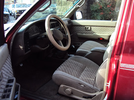 1995 TOYOTA 4RUNNER SUV SR5 MODEL 3.0L V6 MT 4X4 COLOR RED STK #Z12357