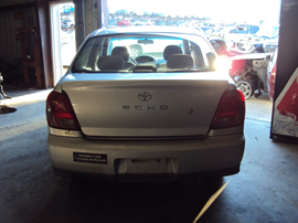 2000 TOYOTA ECHO 4 DOOR SEDAN 1.5L MT FWD COLOR SILVER STK Z13361