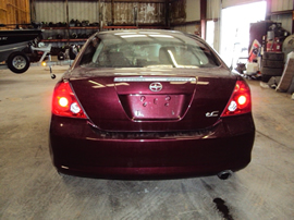 2005 SCION TC CPE  2 DOOR 2.4L MT FWD COLOR MAROON STK Z13365