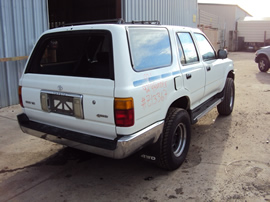 1992 TOYOTA 4RUNNER SR5 MODEL 4 DOOR 3.0L V6 AT 4WD COLOR WHITE STK Z13367