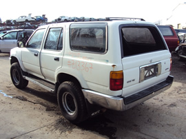 1992 TOYOTA 4RUNNER SR5 MODEL 4 DOOR 3.0L V6 AT 4WD COLOR WHITE STK Z13367